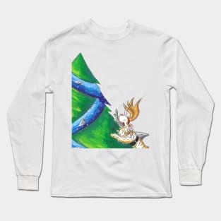 Tree Trimming Tiger Shark Long Sleeve T-Shirt